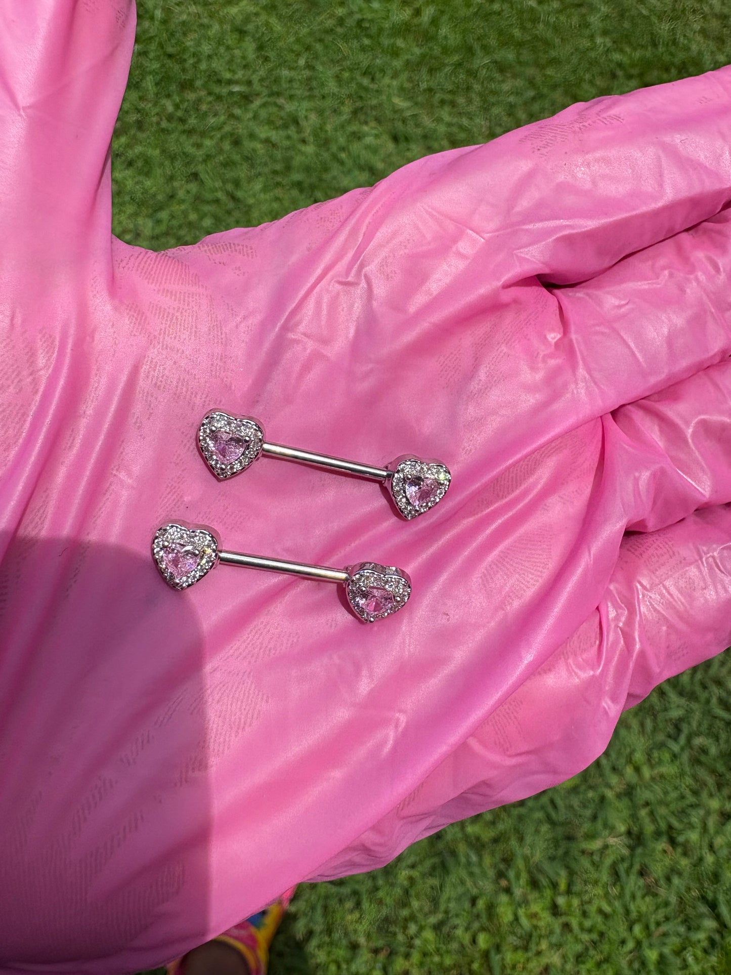 Pink Ice Nipple Ring✨